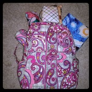 Vera Bradley Paisley Meet Plaid Small Backpack